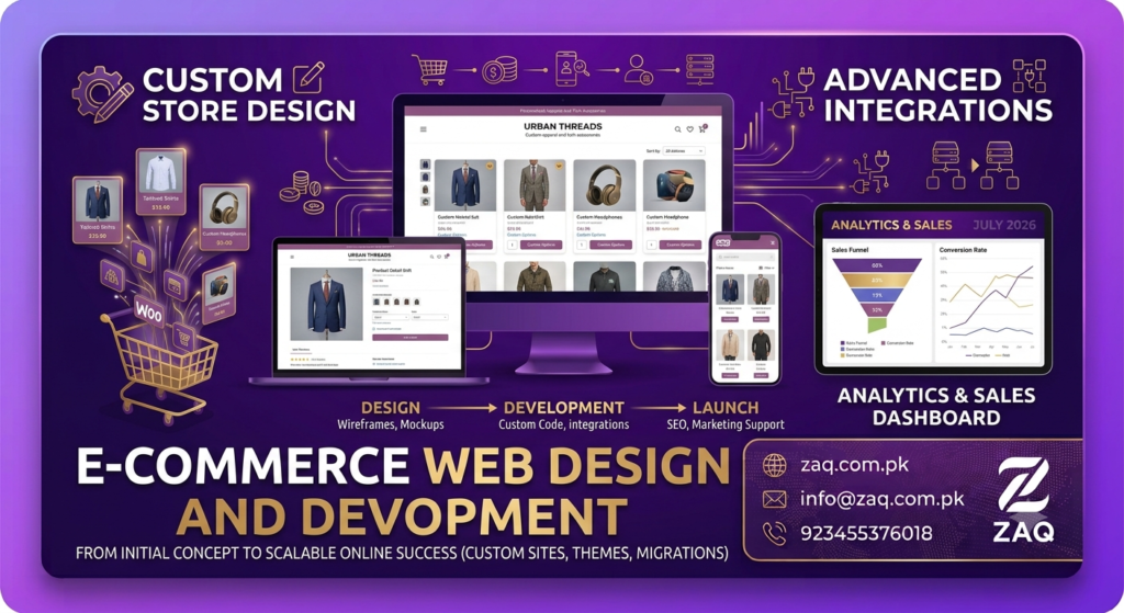 E-commerce Web Design and Development​