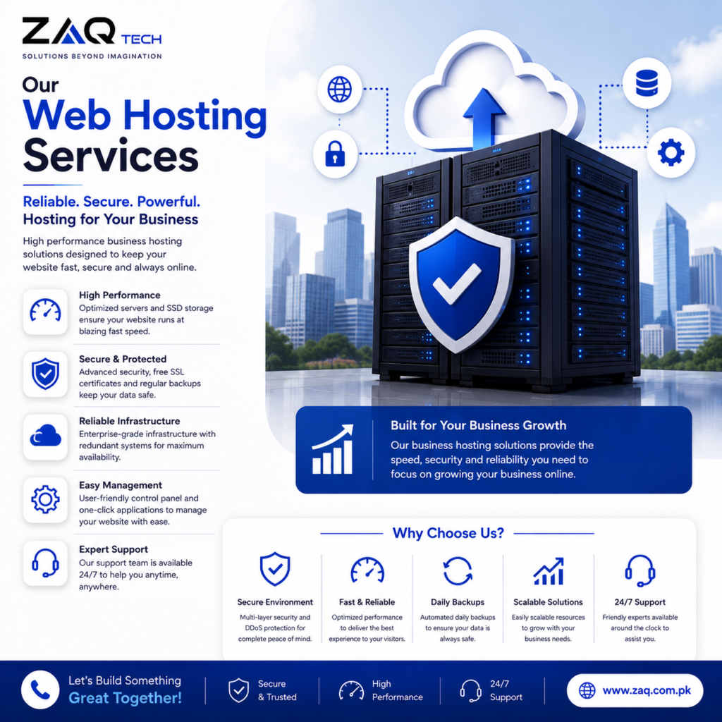 Our Web Hosting Services​ business hosting