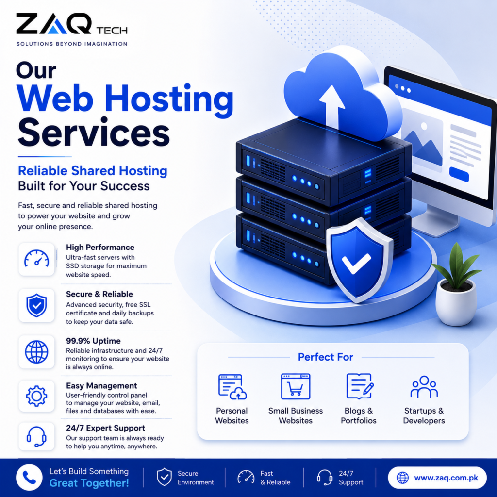 Web Hosting Services in Pakistan
