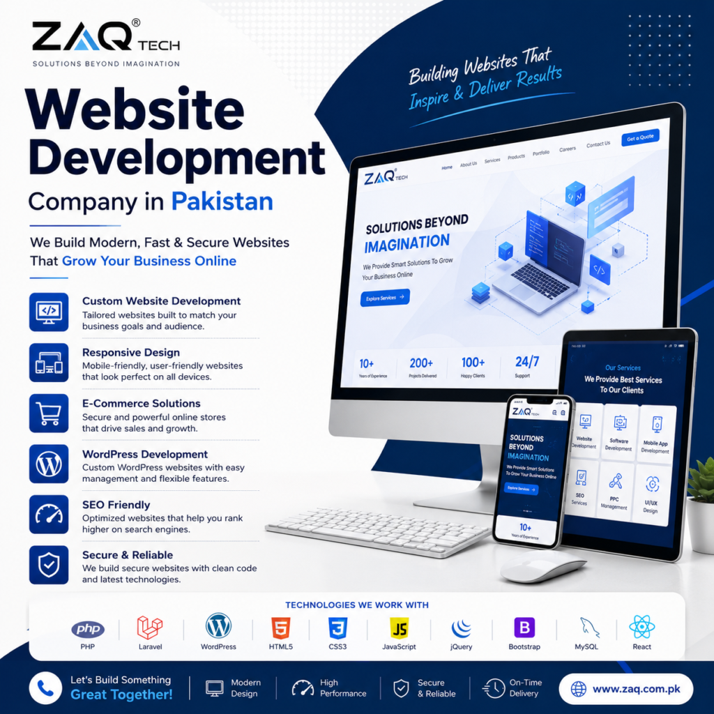 Website Development Company in Pakistan