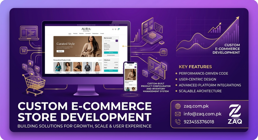 Custom E-commerce Store Development​