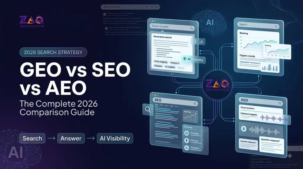 GEO vs SEO vs AEO