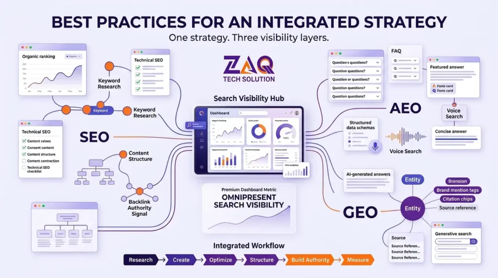 GEO vs SEO vs AEO