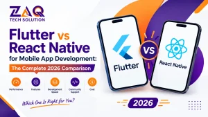 Flutter vs React Native for mobile app development